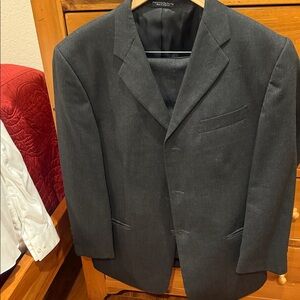 Perry Ellis Charcoal Gray Suit Jacket